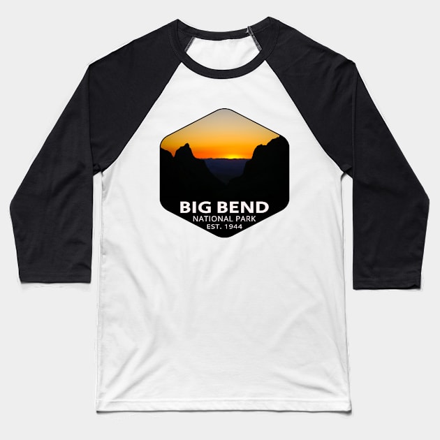 Big Bend National Park Baseball T-Shirt by HomeSpirit